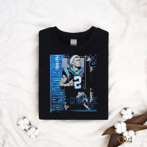 Dj moore football paper poster panthers 2 shirt