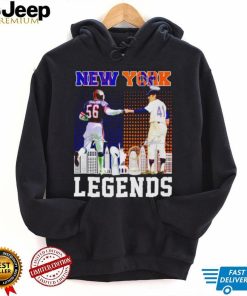 Lawrence Taylor and Tom Seaver New York Legends signatures shirt