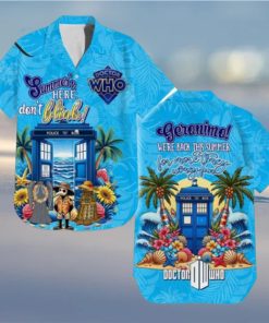 Doctor Who Summer’s Here Don’t Blink Hawaiian Shirt