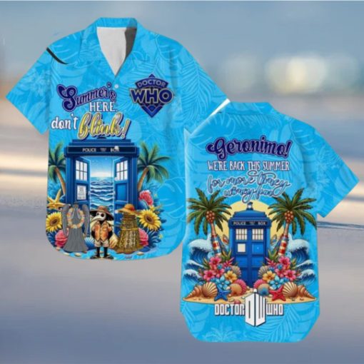 Doctor Who Summer’s Here Don’t Blink Hawaiian Shirt