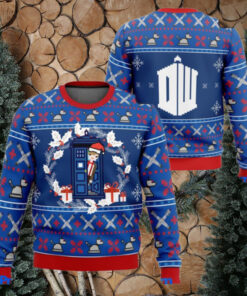 Doctor Who Tardis Ugly Christmas Sweaters