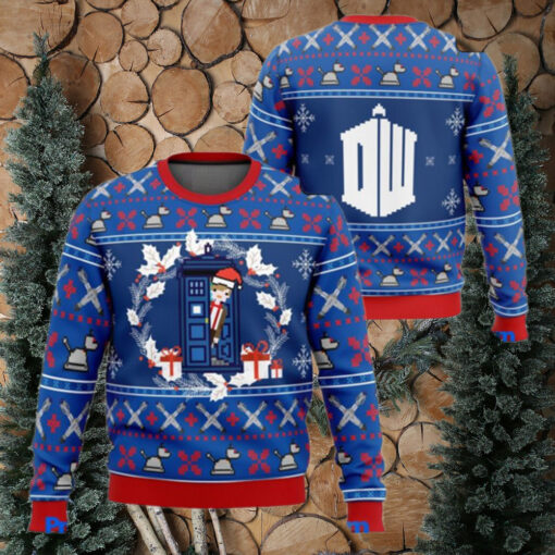 Doctor Who Tardis Ugly Christmas Sweaters