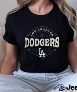 Dodgers Merch Los Angeles Dodgers Fanatics Branded Black St. Patrick’s Day Lucky T Shirt