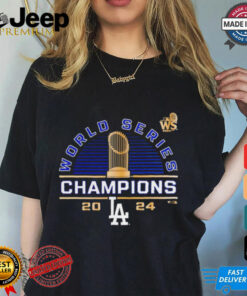 Dodgers trophy 2024 World Series Champions shirt