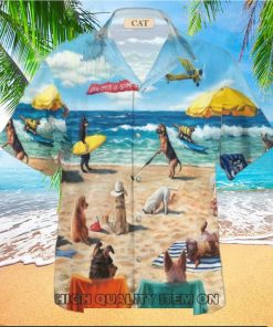 Dog Day Of Summer Beach Hawaiian Shirt