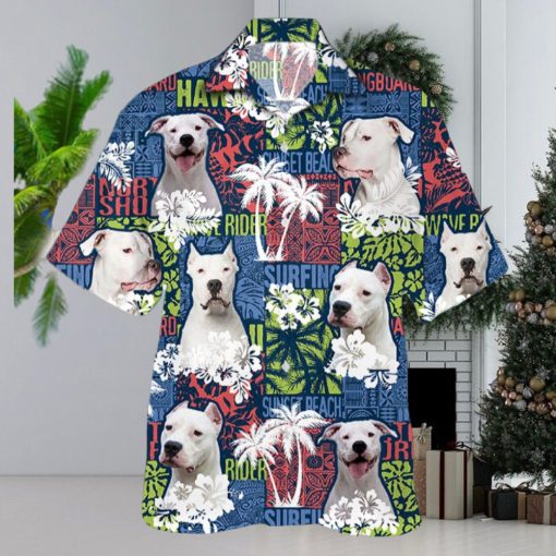 Dogo Argentino Hawaiian Shirt Dog Aloha Shirt For Men Women Beach