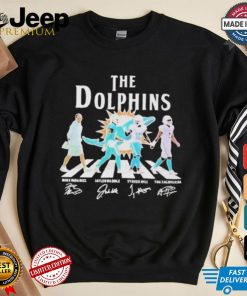 Dolphins Abbey Road Mike Mcdaniel Jaylen Tyreek Hill & Tua Tagovailoa Sign shirt