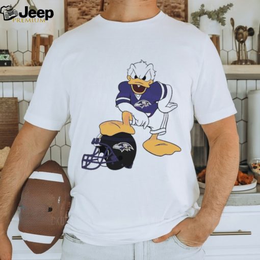 Donald Duck Baltimore Ravens Helmet 2024 shirt