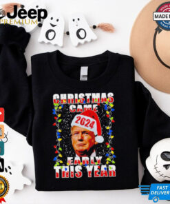 Donald Trump Christmas Came Early Voter Political shirt