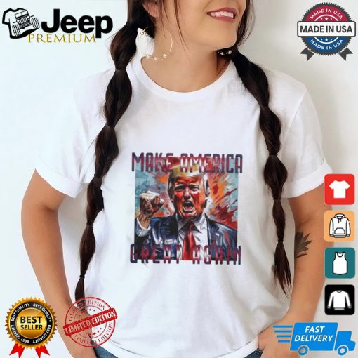 Donald Trump Make America Great Again Trump Watercolor Shirt