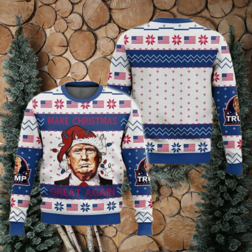 Donald Trump Make Christmas Great Again Ugly Sweater