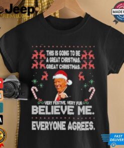 Donald Trump Merry Christmas Xmas Pajamas Holiday T Shirt