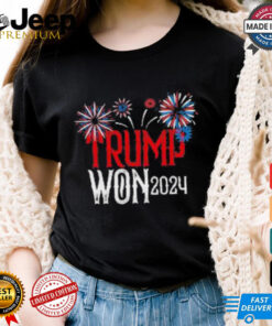 Donald Trump Won 2024 Election Inauguration T Shirt