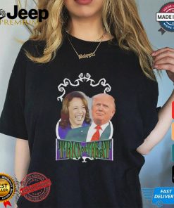 Donald Trump and Kamala Harris trick or treat Halloween shirt