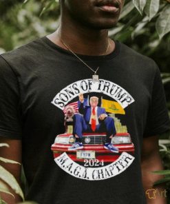 Donald Trump sons of Trump maga chapter 2024 with pitbull car shirt