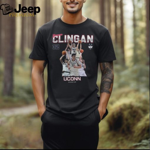 Donovan Clingan 2023 2024 UConn Huskies NCAA Men’s Basketball Post Season Shirt