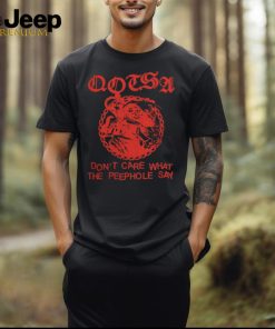 Don't Care What The Peephole Say QOTSA Logo Tee shirt