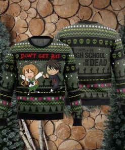 Don’t Get Bit High School of the Dead Ugly Christmas Sweater