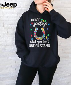 Don’t Judge Indianapolis Colts Autism Awareness What You Don’t Understand shirt