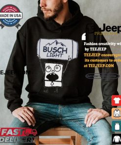 Doodlebob Busch Light Beer T Shirt