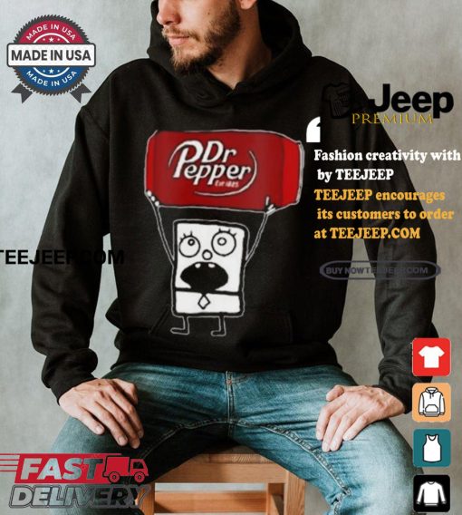 Doodlebob Dr Pepper T Shirt