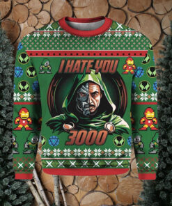 Dr Doom I Hate You 3000 Ugly Christmas Sweater