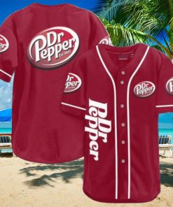 Dr Pepper Jersey Baseball Shirt Style Gift Shirt
