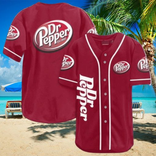 Dr Pepper Jersey Baseball Shirt Style Gift Shirt