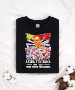 Dragon Ball Z Akira Toriyama 1955 2024 Thank You For The Memories T Shirt