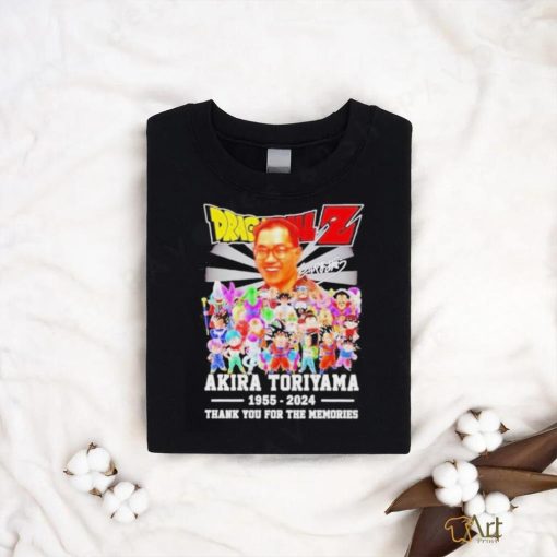 Dragon Ball Z Akira Toriyama 1955 2024 Thank You For The Memories T Shirt