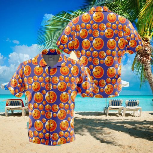 Dragon Balls Dragon Ball Z Button Up Anime Ape Hawaiian Shirt