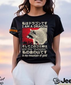 Dragon Raccoon Japanese T Shirt