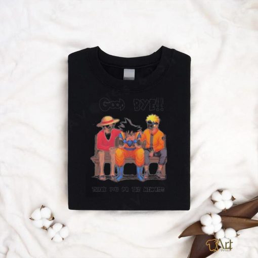 Dragonball Good Bye Thank You For The Memories T Shirt