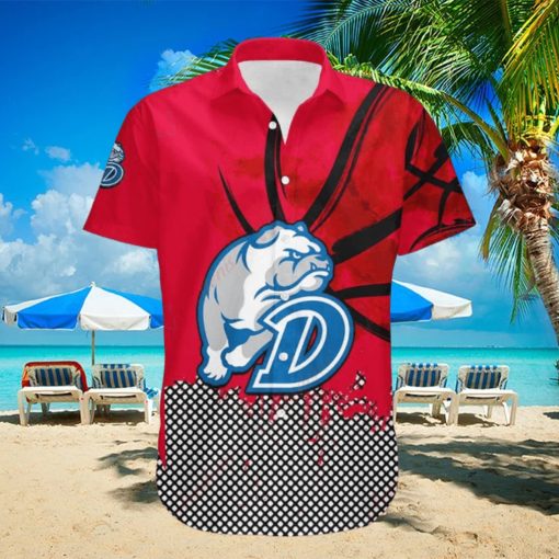 Drake Bulldogs Basketball Net Grunge Hawaiian Shirt, NCAA