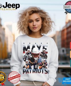 Drake Maye New England Patriots football player graphic shirt