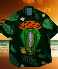 Drink Beer Lucky LePrechaun St. Patrick day Hawaiian Shirt handmade