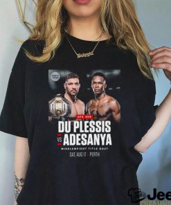 Du Plessis vs Adesanya UFC 305 The Jim Rome Show Shirt