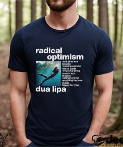 Dua Lipa Radical Optimism Breast Logo T shirt