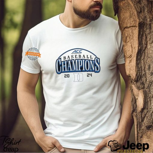 Duke Blue Devils 2024 ACC Baseball Conference Tournament Champions Curveball Break shirt