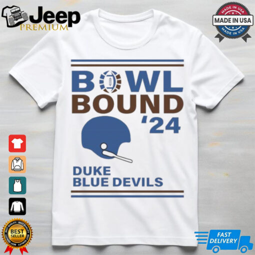 Duke Blue Devils 2024 Bowl Bound Helmet Shirt