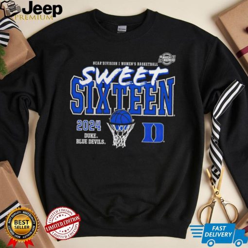 Duke Blue Devils 2024 NCAA Women’s Basketball Tournament March Madness Sweet 16 Fast Break shirt