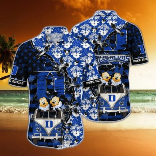 Duke Blue Devils 3D Hawaiian Shirt Beach