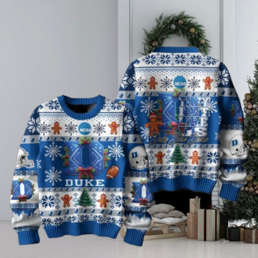 Duke Blue Devils Football They Not Like Us Christmas Ugly Sweater