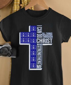 Duke Blue Devils I Can Do All Things Through Christ Who T Shirt