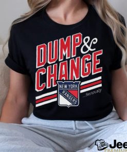 Dump And Change We Bleed Blue New York Rangers T Shirt