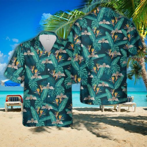 Dutch Army Jump Wings Hawaiian Shirt Summer Vacation Button Shirt