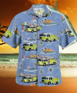 Dyer Indiana Fire Department Hawaiian Shirt