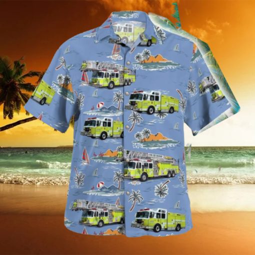 Dyer Indiana Fire Department Hawaiian Shirt