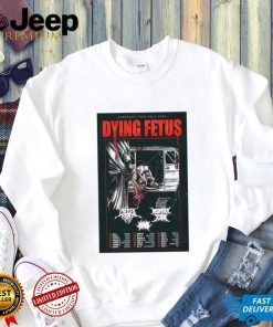 Dying Fetus European Tour 2024 Fall Poster Shirt