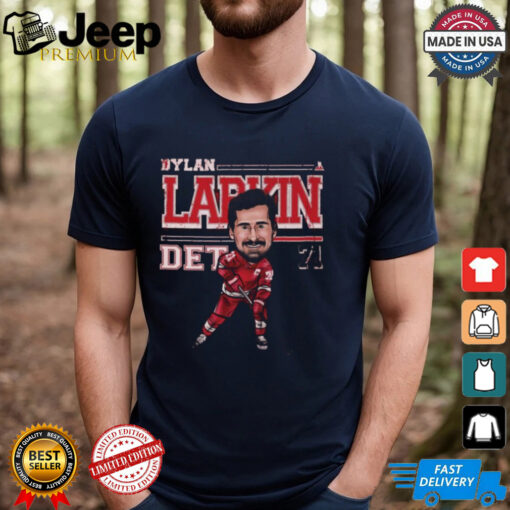 Dylan Larkin Detroit Red Wings Cartoon Shirt